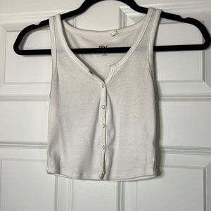 white pacsun tank